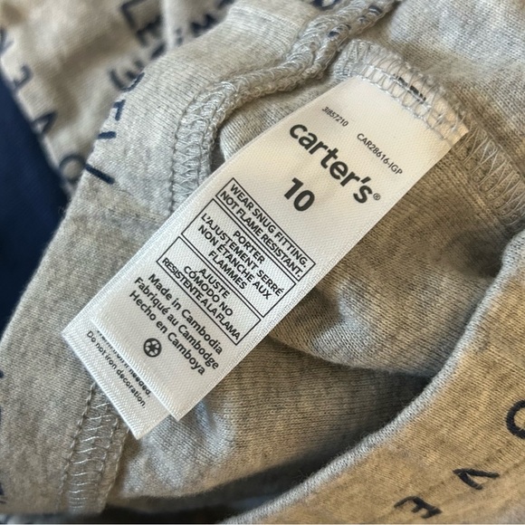 Carter’s Gray Graphic Print pyjama pants 10 - Picture 5 of 8